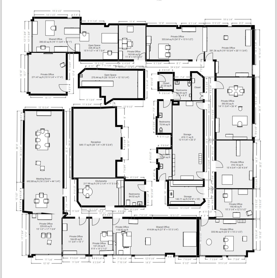 3411 N 5th Ave, Phoenix, AZ à louer Plan d’étage- Image 1 de 1