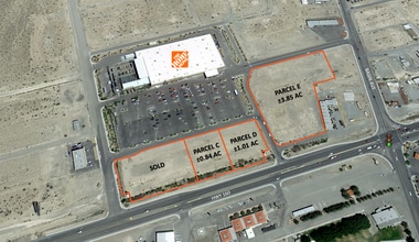 Highway 160, Pahrump, NV - AERIAL  map view