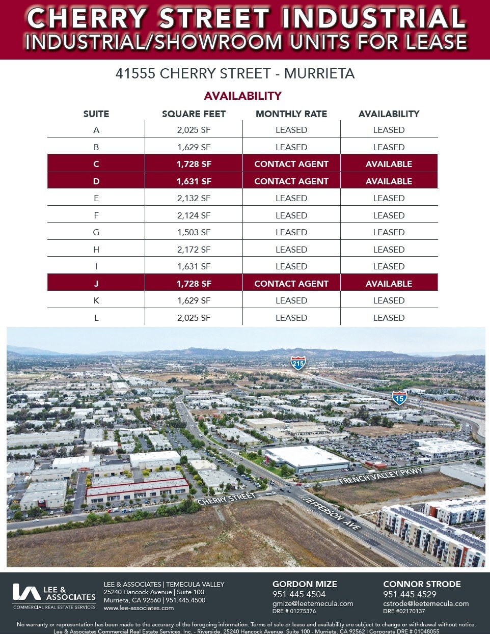 41543 Cherry St, Murrieta, CA for lease Floor Plan- Image 1 of 1