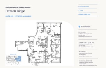 3330 Preston Ridge Rd, Alpharetta, GA à louer Plan d’étage- Image 1 de 1
