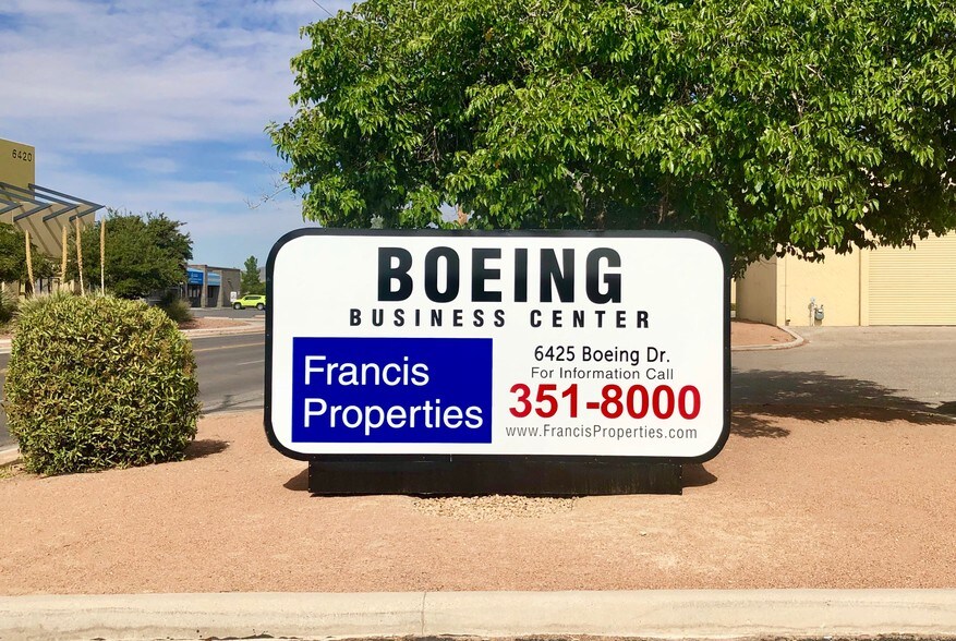 6425 Boeing Dr, El Paso, TX à louer - Photo du bâtiment - Image 3 de 5