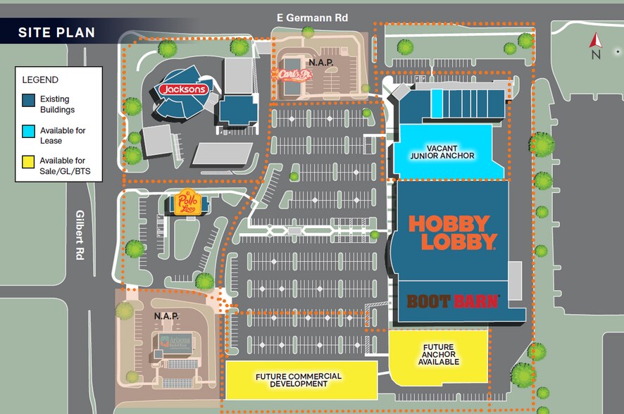 2750-2860 E Germann Rd, Chandler, AZ à louer - Photo du bâtiment - Image 1 de 9