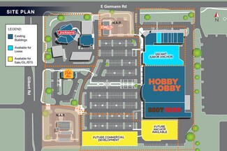 Plus de détails pour 2750-2860 E Germann Rd, Chandler, AZ - Commerce de détail à louer