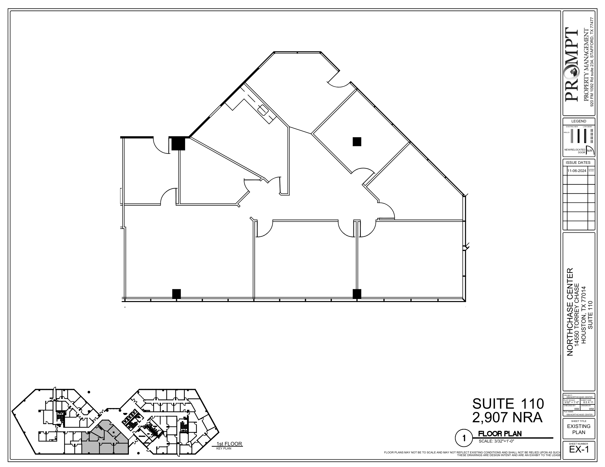 14550 Torrey Chase Blvd, Houston, TX for lease Floor Plan- Image 1 of 2