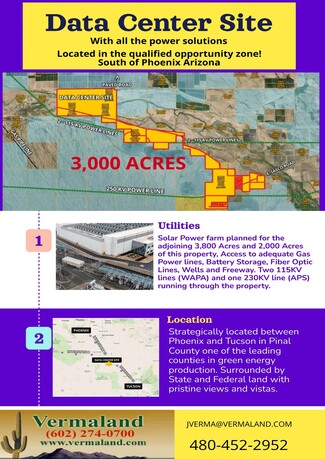 More details for E Baumgartner Rd & S Picacho Hwy, Eloy, AZ - Land for Sale