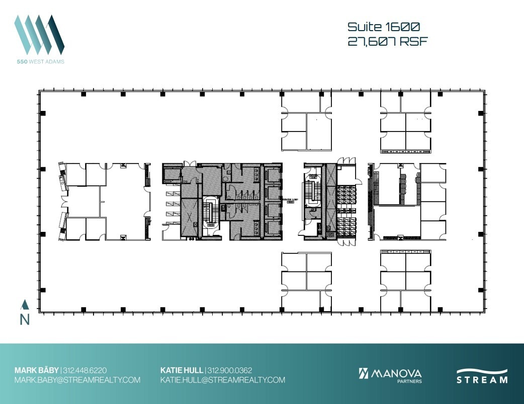 550 W Adams St, Chicago, IL for lease Floor Plan- Image 1 of 2