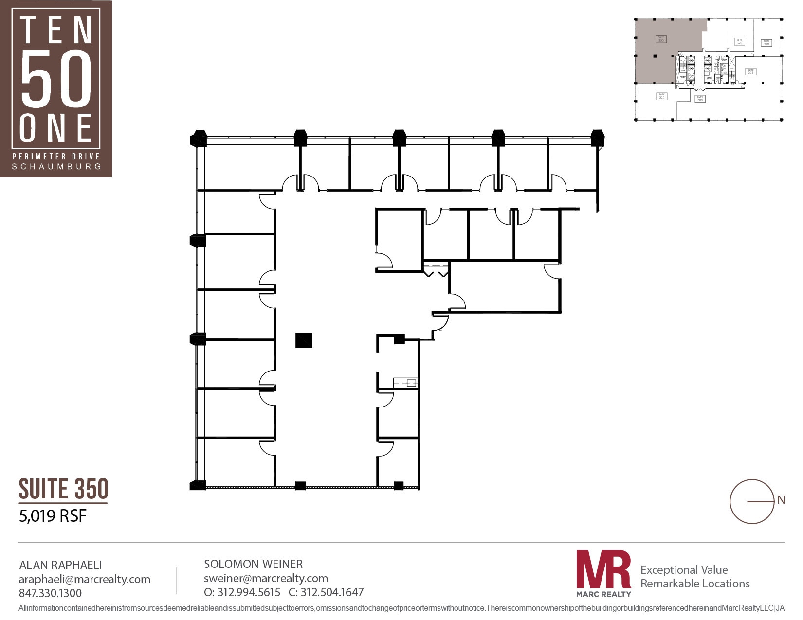 1051 Perimeter Dr, Schaumburg, IL for lease Floor Plan- Image 1 of 6