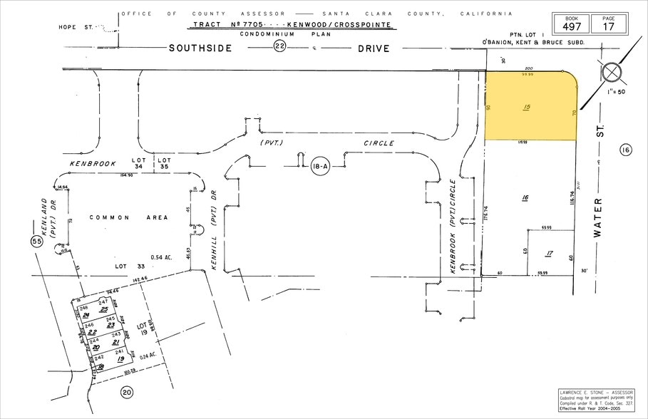 200 Southside Dr, San Jose, CA for sale - Plat Map - Image 3 of 6