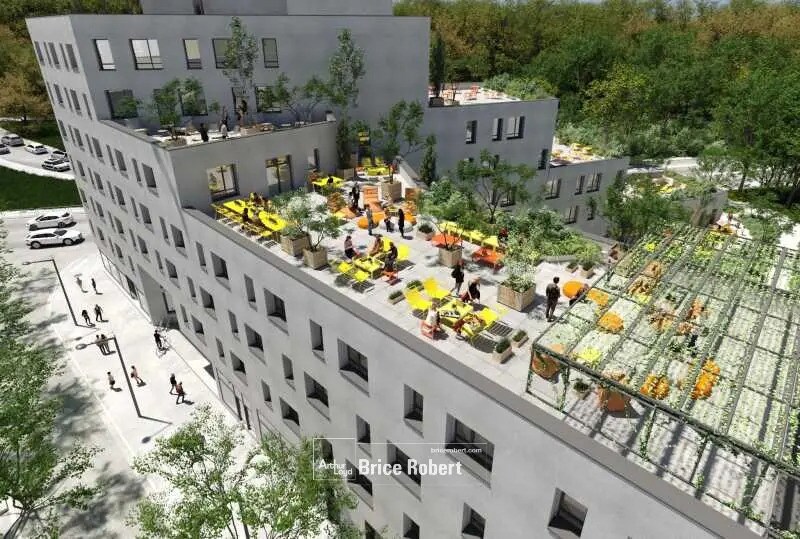 Bureau dans Lyon à louer - Photo du bâtiment - Image 3 de 6