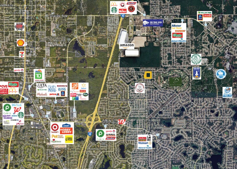 2281 Fairbanks Drive, Deltona, FL à vendre - Aérien - Image 2 de 2