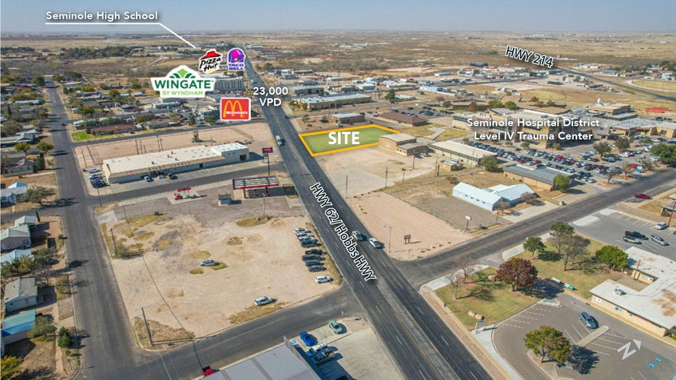 802 Hobbs Hwy, Seminole, TX à vendre - Aérien - Image 2 de 3