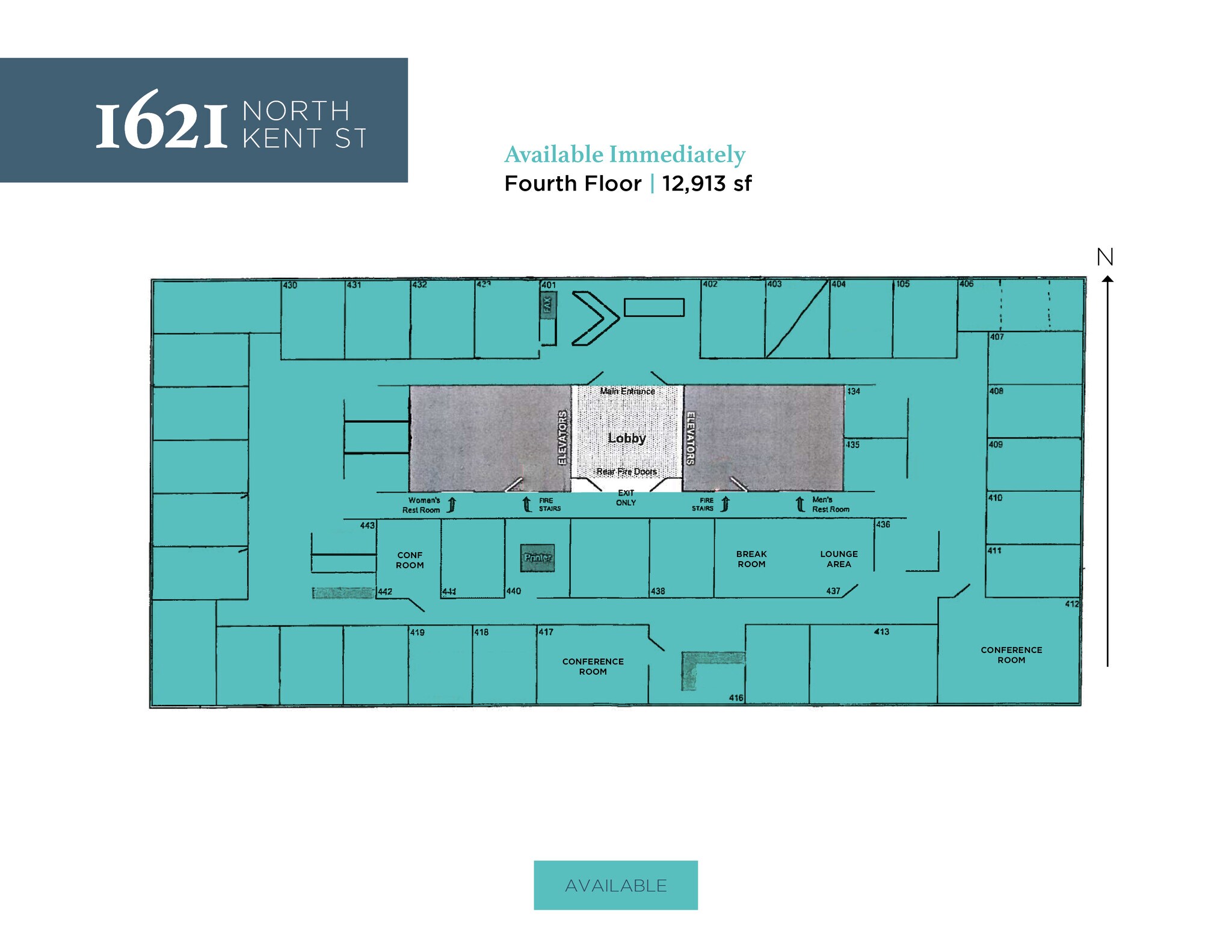 1621 N Kent St, Arlington, VA for lease Floor Plan- Image 1 of 1