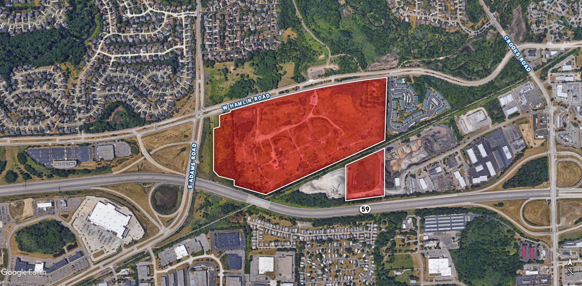 Hamlin & Adams Rd, Rochester Hills, MI à vendre Photo du bâtiment- Image 1 de 3