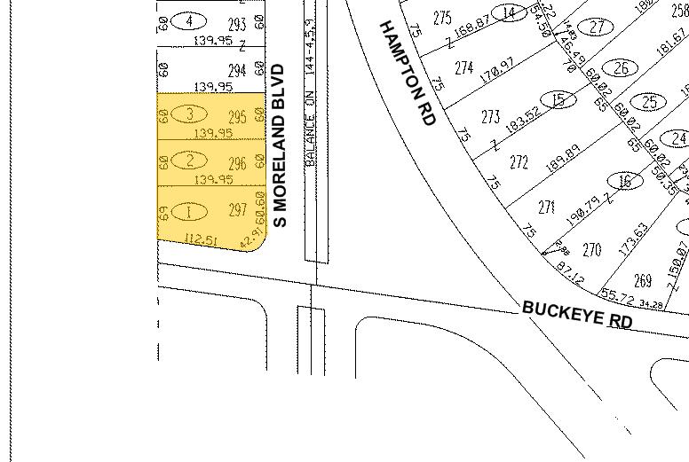 2880 S Moreland Blvd, Cleveland, OH à vendre - Plan cadastral - Image 2 de 7