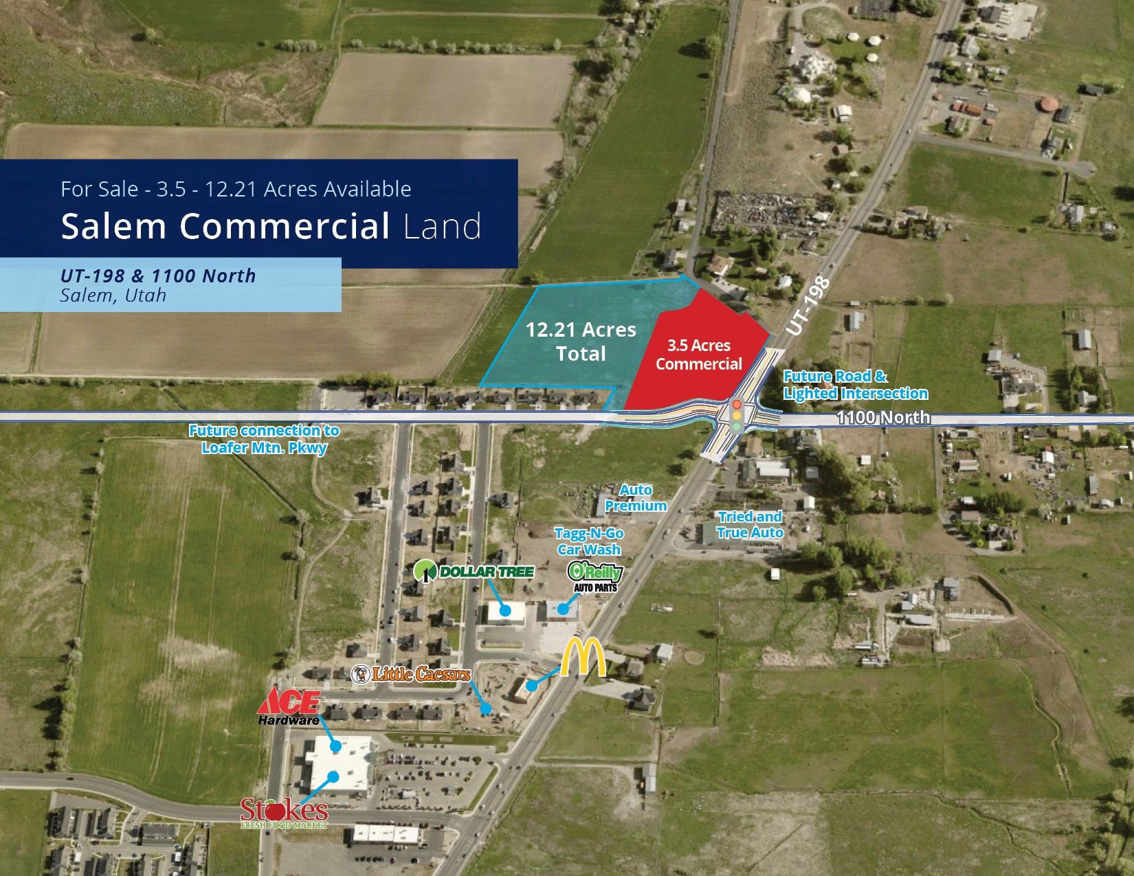 State Road, Salem, UT for sale Aerial- Image 1 of 3