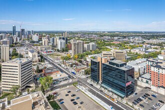 11150 Jasper Av NW, Edmonton, AB - Aerial  map view - Image1