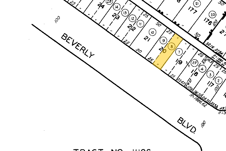 3516 W Beverly Blvd, Montebello, CA for lease - Plat Map - Image 2 of 4