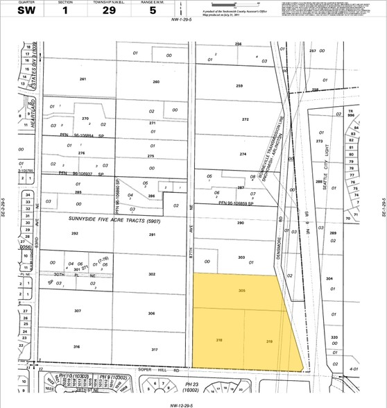 8833 Soper Hill Rd, Marysville, WA à vendre - Plan cadastral - Image 2 de 4