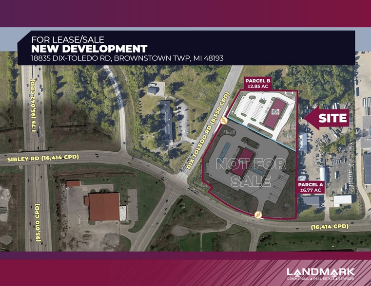 18835 Dix Toledo Hwy, Brownstown, MI for lease - Building Photo - Image 1 of 2