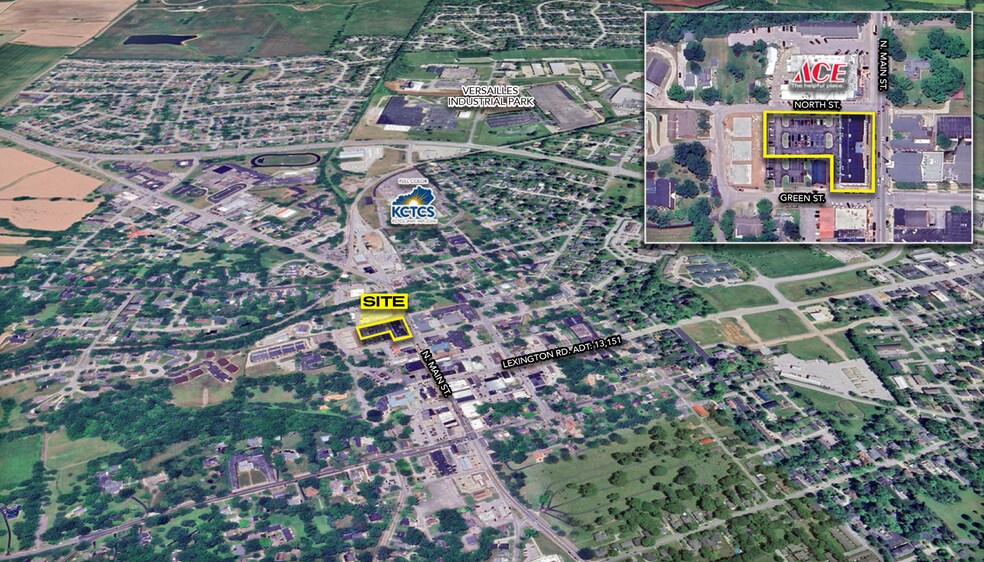 201-217 N Main St, Versailles, KY à louer - Photo du bâtiment - Image 3 de 20