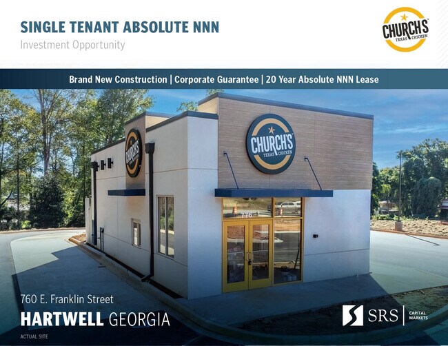 More details for 760 E Franklin St, Hartwell, GA - Retail for Sale