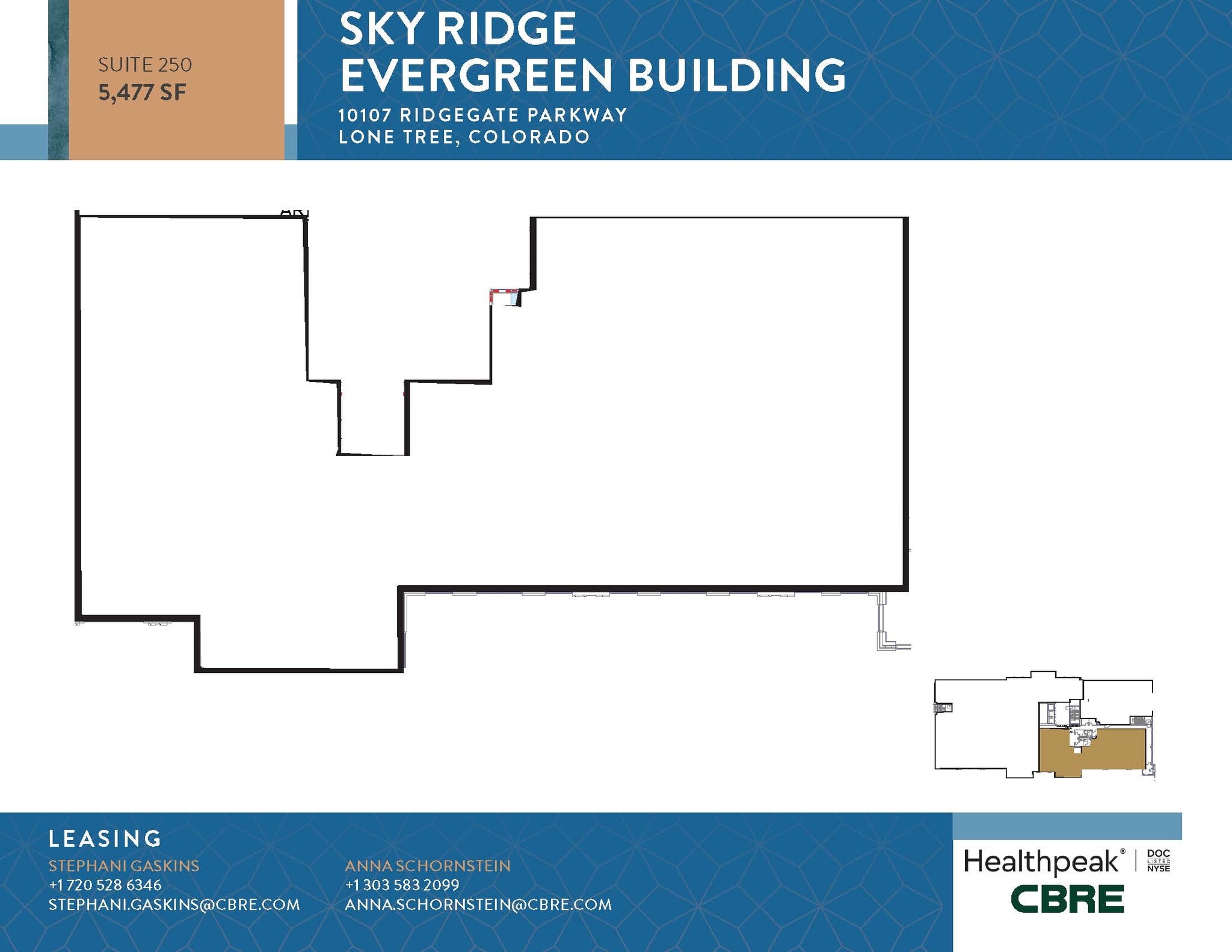 10535 Park Meadows Blvd, Lone Tree, CO for lease Floor Plan- Image 1 of 1