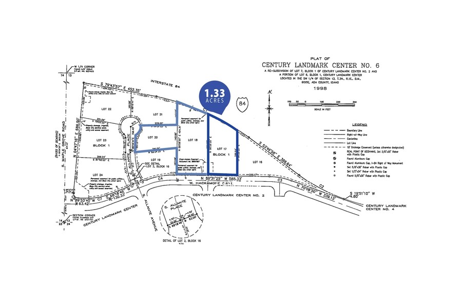 8732 W Hackamore Dr, Boise, ID à vendre - Plan de site - Image 2 de 4