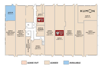 415 Route 206, Hillsborough, NJ à louer Plan d’étage- Image 2 de 2