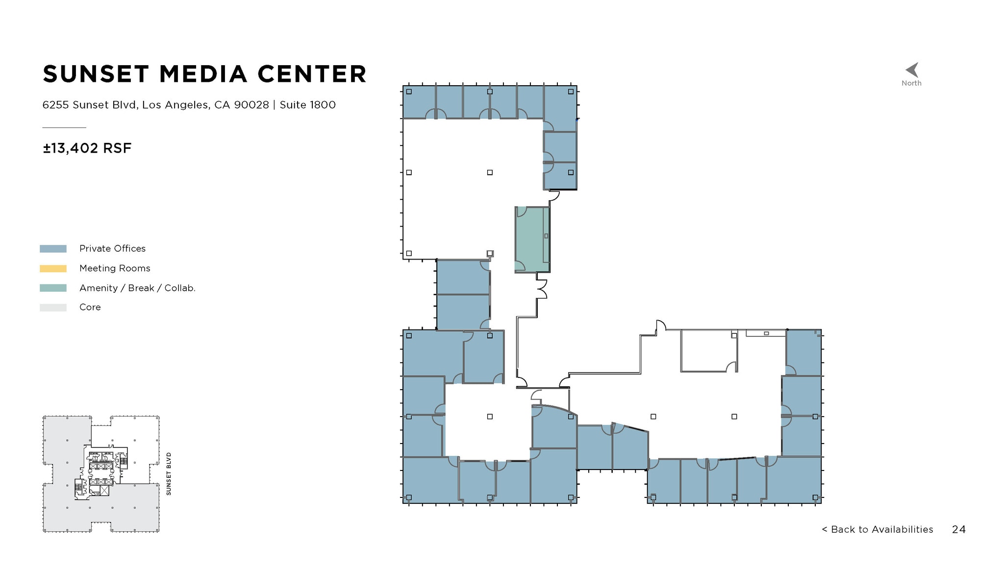 6255 W Sunset Blvd, Los Angeles, CA for lease Floor Plan- Image 1 of 1