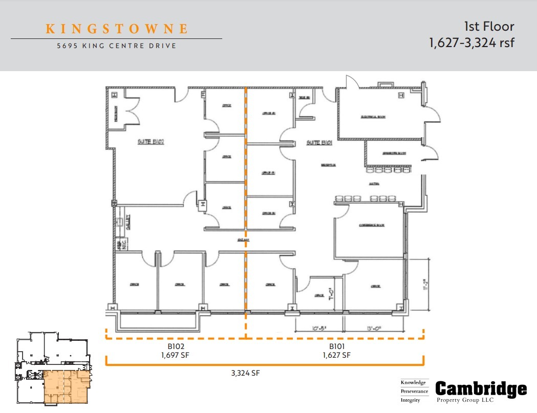 5695 King Centre Dr, Alexandria, VA for lease Floor Plan- Image 1 of 1