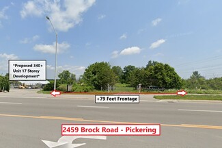 Plus de détails pour 2459 Brock Rd, Pickering, ON - Terrain à vendre