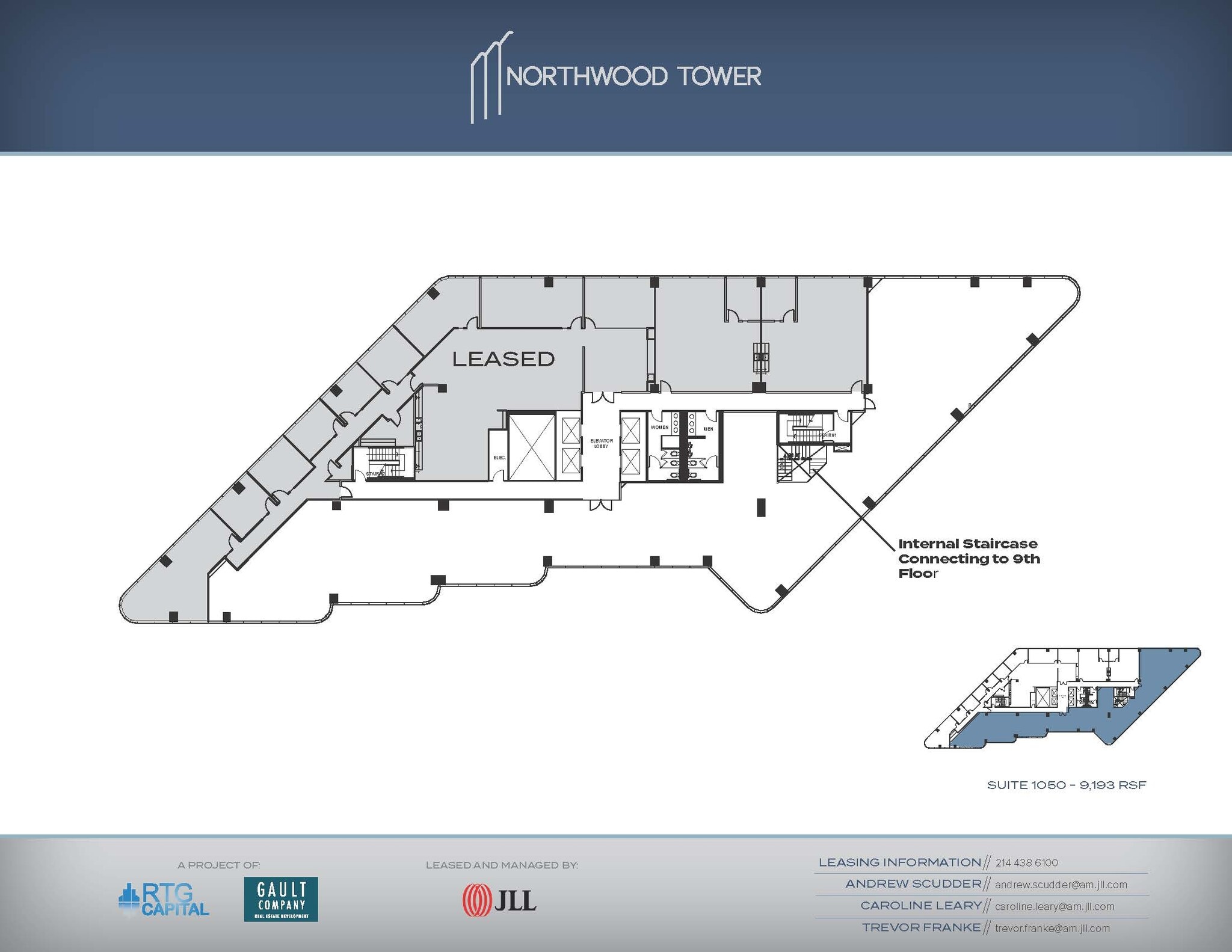 5757 Alpha Rd, Dallas, TX à louer Plan d’étage- Image 1 de 1