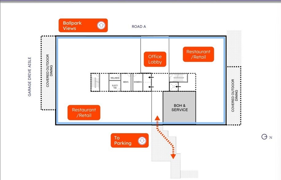 2911 N Arthur Ashe Blvd, Richmond, VA à louer - Plan d’étage - Image 2 de 3