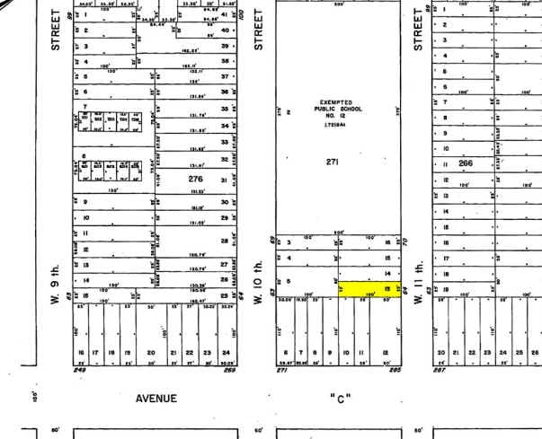 64 W 11th St, Bayonne, NJ for sale - Plat Map - Image 2 of 2