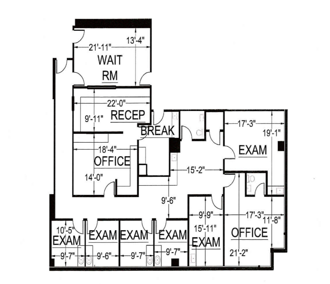 4510 Brockton Ave, Riverside, CA à louer Plan d’étage- Image 1 de 3