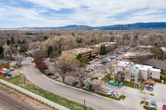 2625 Redwing Rd, Fort Collins, CO - AERIAL  map view