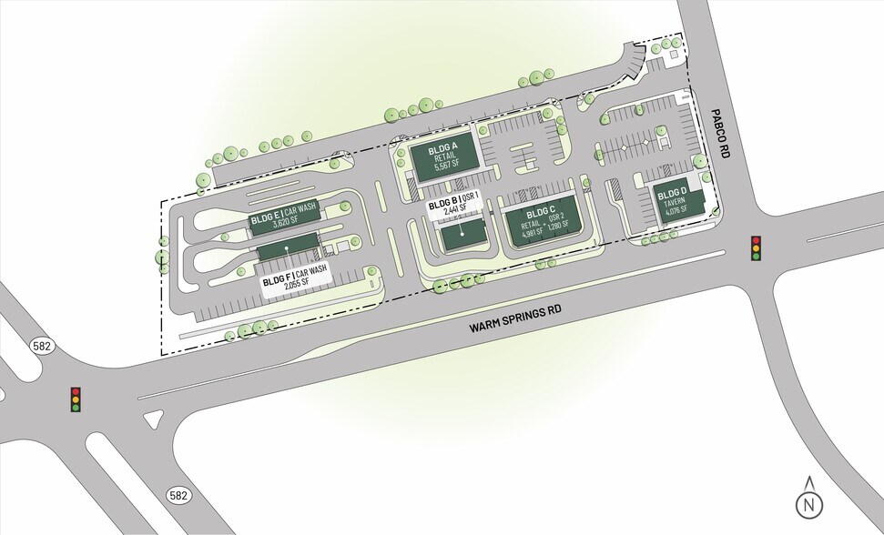 Warm Springs Road, Henderson, NV à louer - Plan de site - Image 3 de 8