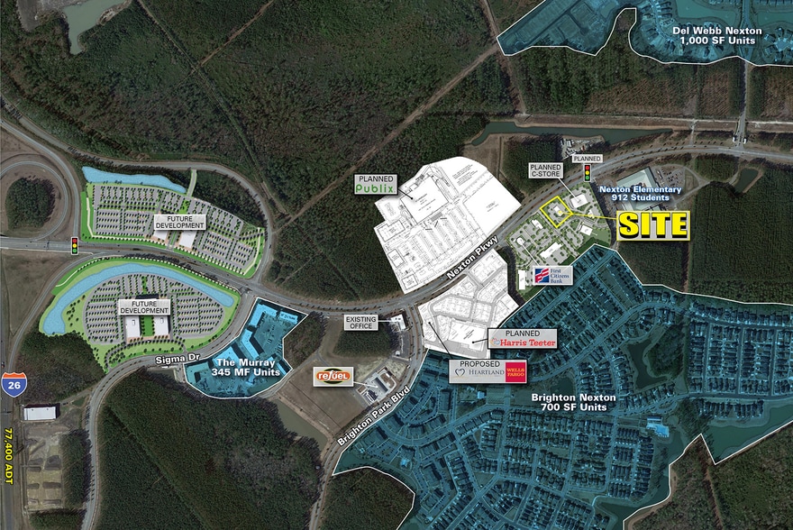 00 Nexton Pky, Summerville, SC for lease - Aerial - Image 2 of 3