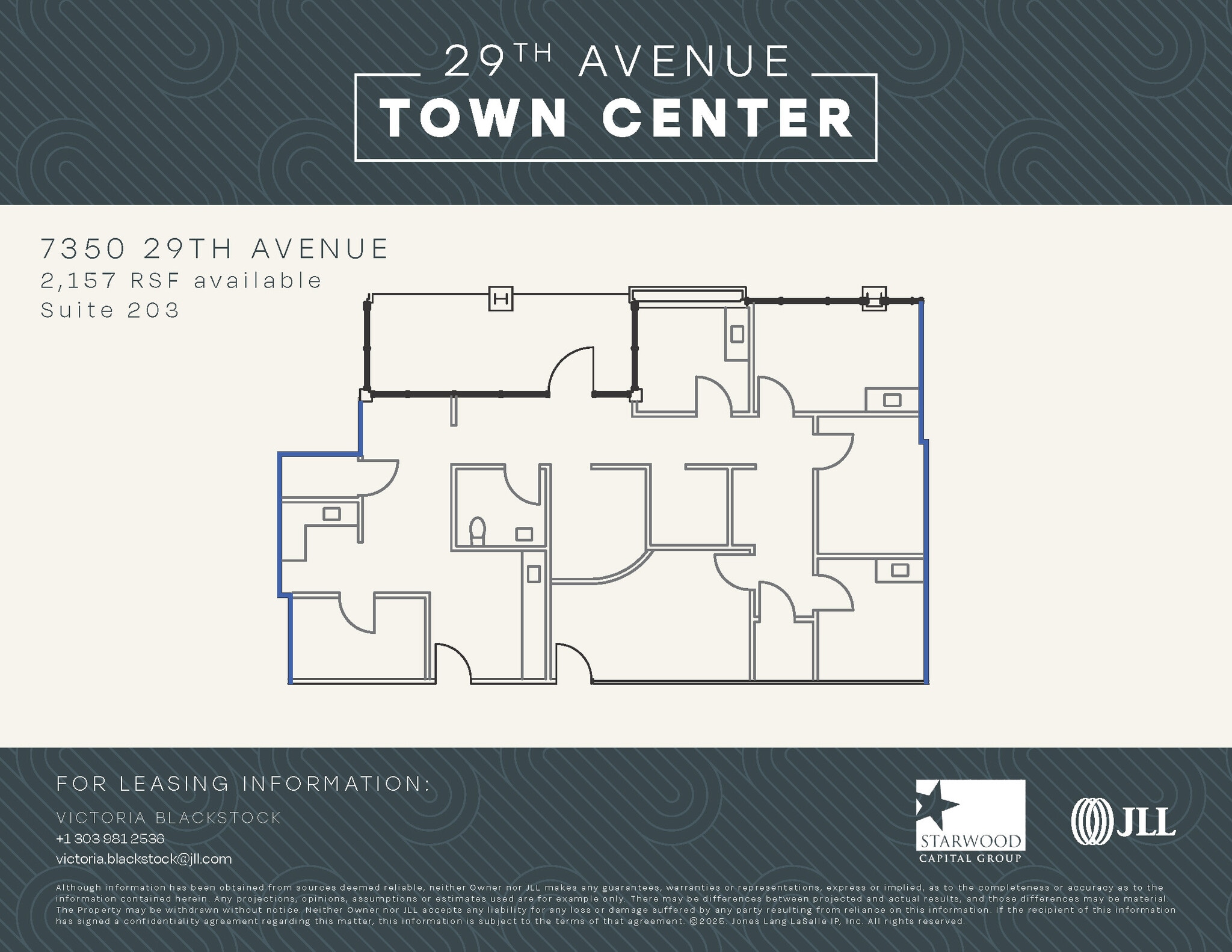 7400 E 29th Ave, Denver, CO à louer Plan d’étage- Image 1 de 1