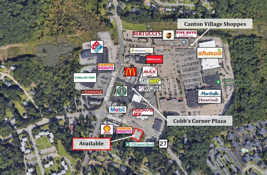 106-123 Sharon st, Stoughton, MA for lease - Building Photo - Image 2 of 4