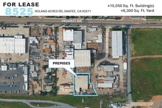 Plus de détails pour 8520-8530 Roland Acres Rd, Santee, CA - Industriel à louer
