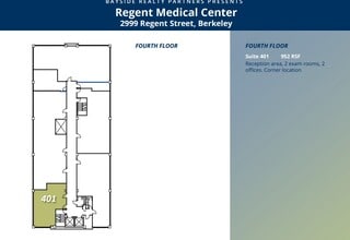 2999 Regent St, Berkeley, CA à vendre Plan d’étage- Image 1 de 1