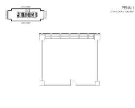 PENN 1, New York, NY à louer Plan d’étage- Image 2 de 2