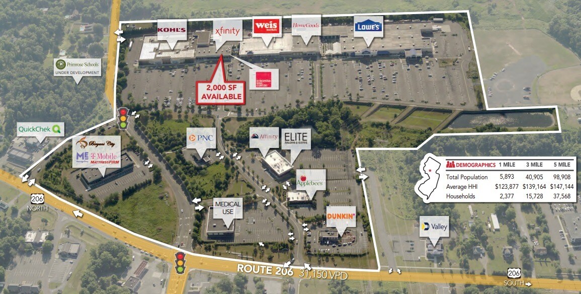 315 US Highway 206, Hillsborough, NJ for lease Building Photo- Image 1 of 7