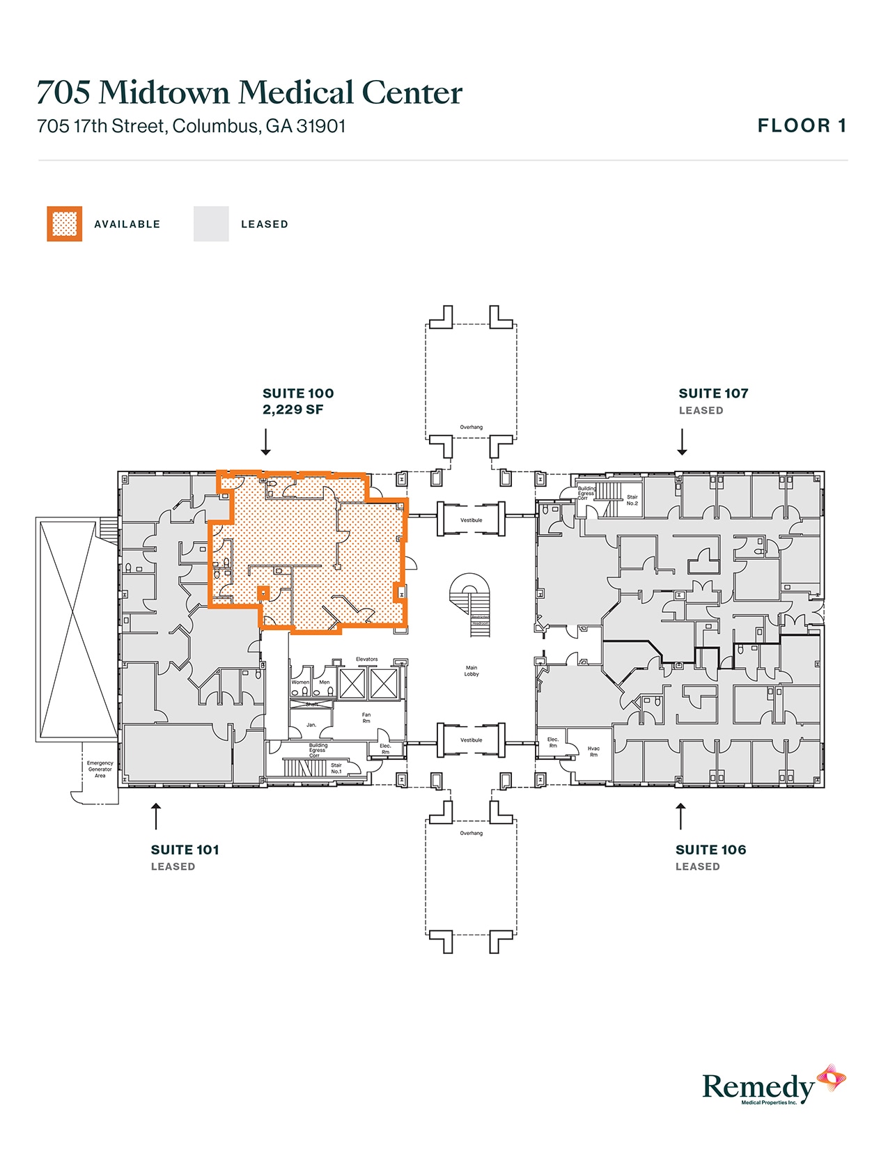 705 17th St, Columbus, GA for lease Floor Plan- Image 1 of 1