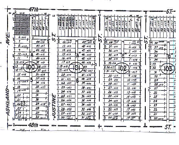 4712 S Ashland Ave, Chicago, IL à louer - Plan cadastral - Image 2 de 3