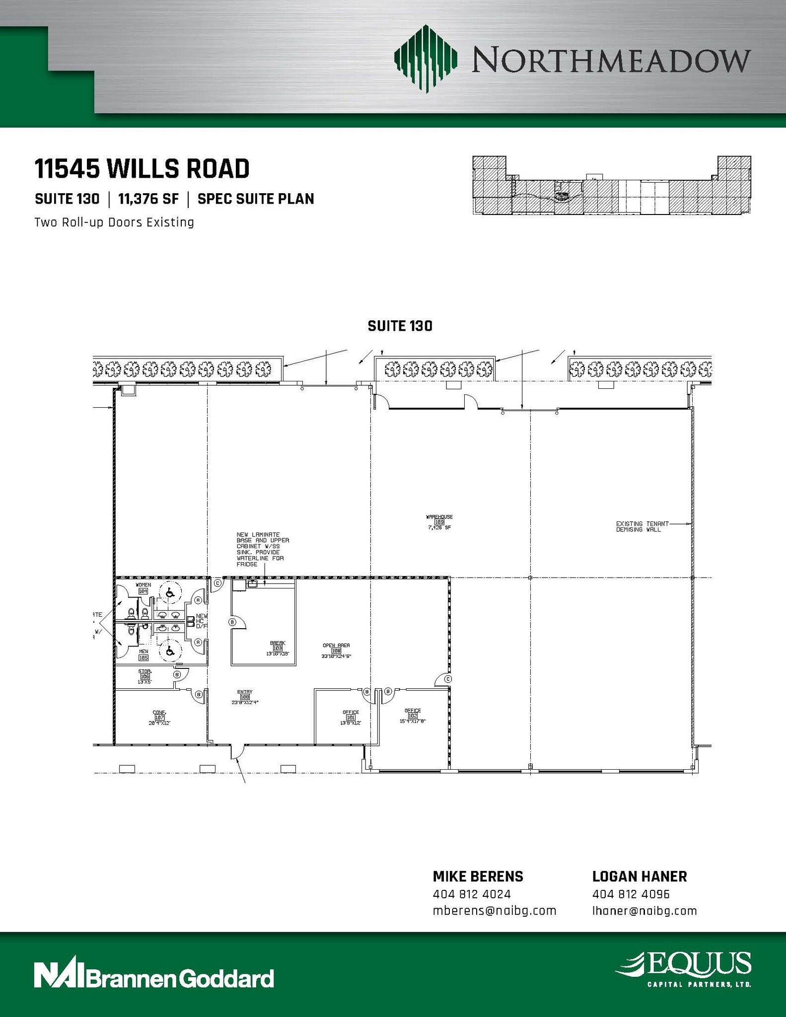 11545 Wills Rd, Alpharetta, GA à louer Plan d  tage- Image 1 de 1