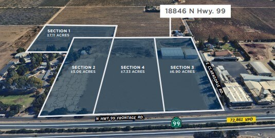 18846 N Highway 99, Acampo, CA à vendre - Aérien - Image 2 de 3