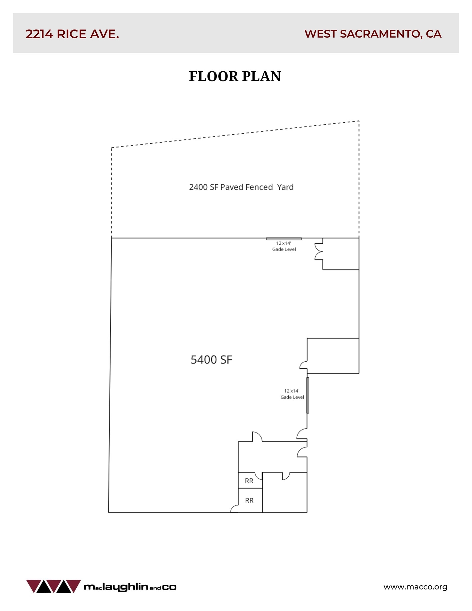 2206-2214 Rice Ave, West Sacramento, CA for lease Site Plan- Image 1 of 2
