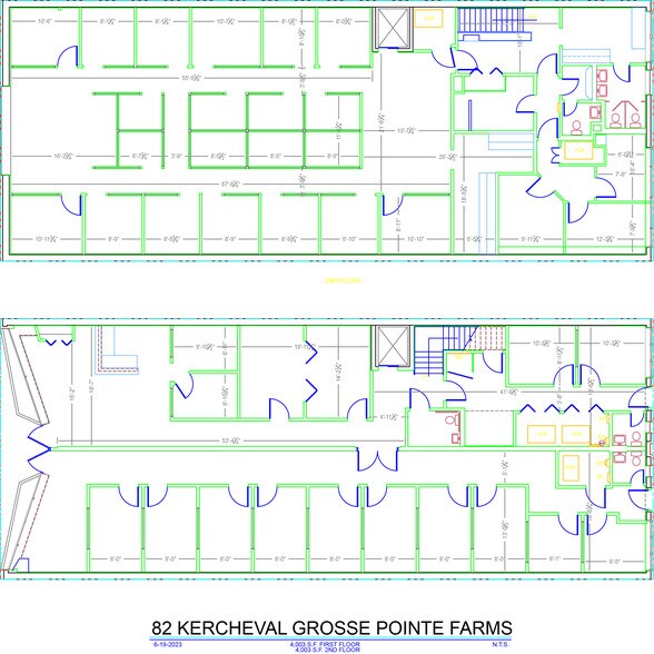 80-82 Kercheval Ave, Grosse Pointe Farms, MI à louer - Plan d’étage - Image 2 de 9